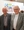 Brothers Murray, left, and Bernard Brandstater at an art opening in February 2019 for the Brandstater Gallery.