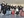 La Sierra's Enactus team poses in Dallas Forth Worth International Airport during a layover en route to New York and the Enactus nationals. (Photo courtesy Lovelyn Razzouk)