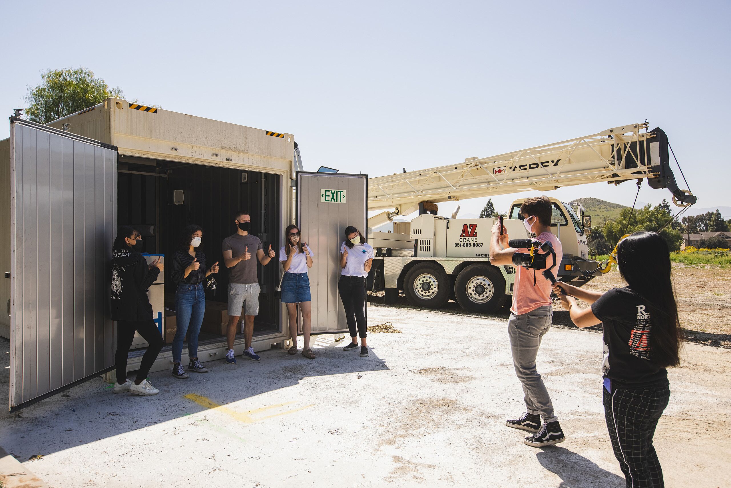 Farming returns to La Sierra hydroponics style: Freight2Table celebrates  first harvest - La Sierra News