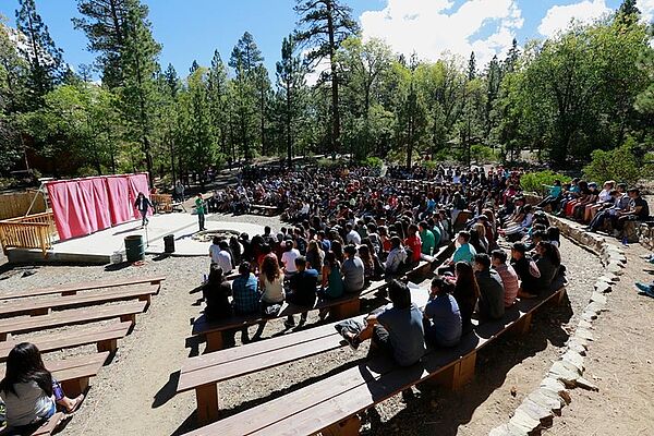 Freshman Family Group 13, kicking it up in Big Bear during IGNITE.