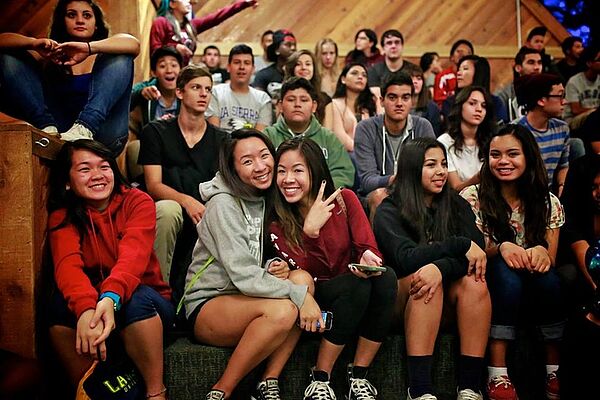 La Sierra University freshmen at Pine Summit Christian Camp for IGNITE orientation. (Photos by Natan Vigna) 
