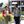 Two students walking from the Library