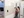 Students install artwork in gallery